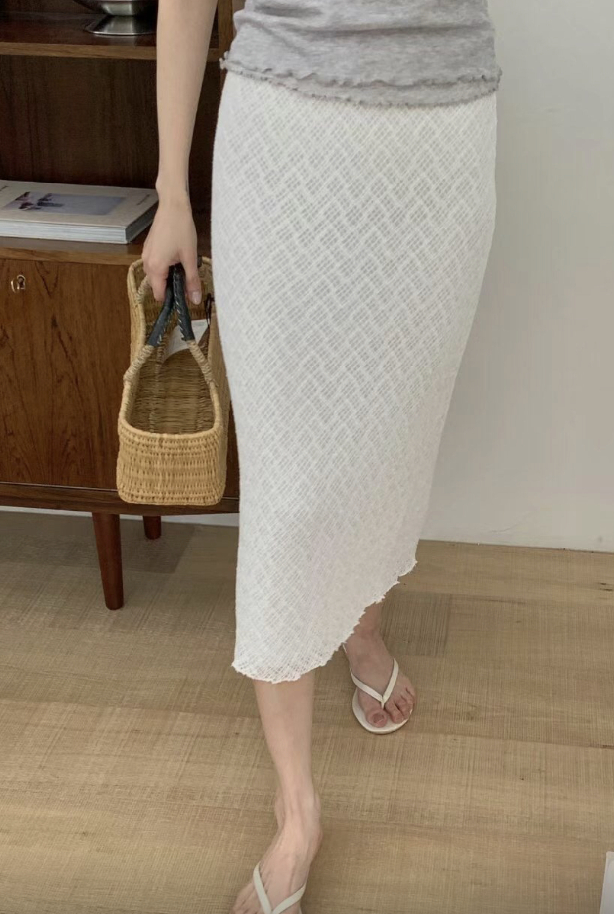 FOLLOW B東大門直郵女士新品推薦休閑時尚人氣真品職業長裙FOLLOW B長裙