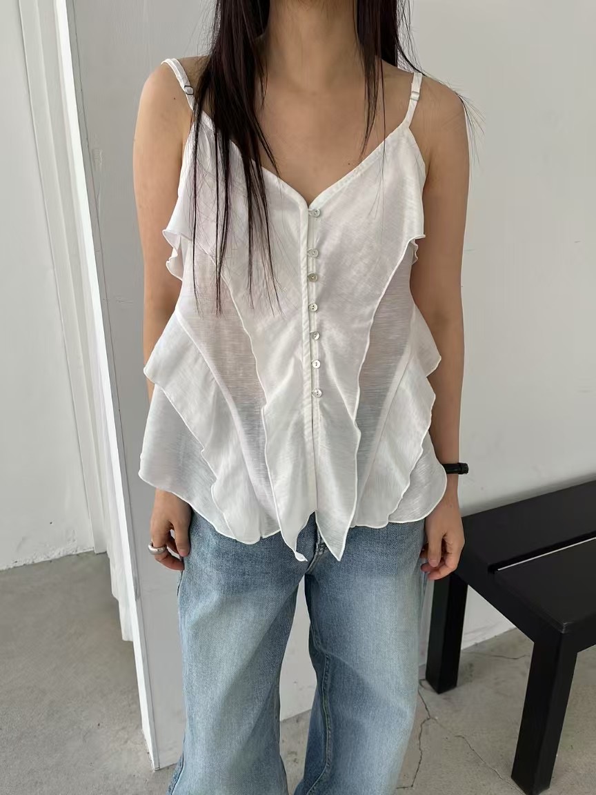 PAZ東大門直郵女士新品時尚熱賣25春夏推薦休閑職業吊帶背心PAZ吊帶/背心