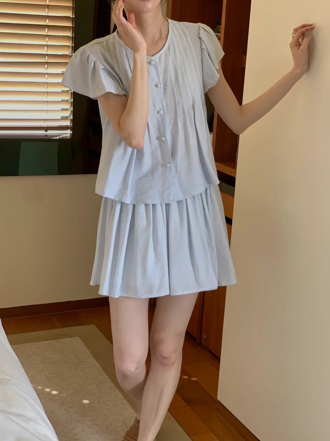FOLLOW B韓國代購女士新品時尚職業人氣25春夏熱賣套裝三件套FOLLOW B套裝圖色3