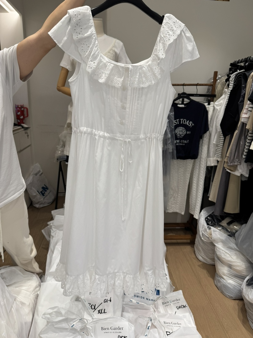BIEN GARDER東大門代購女士新款真品25春夏推薦熱賣連衣裙BIEN GARDER連衣裙
