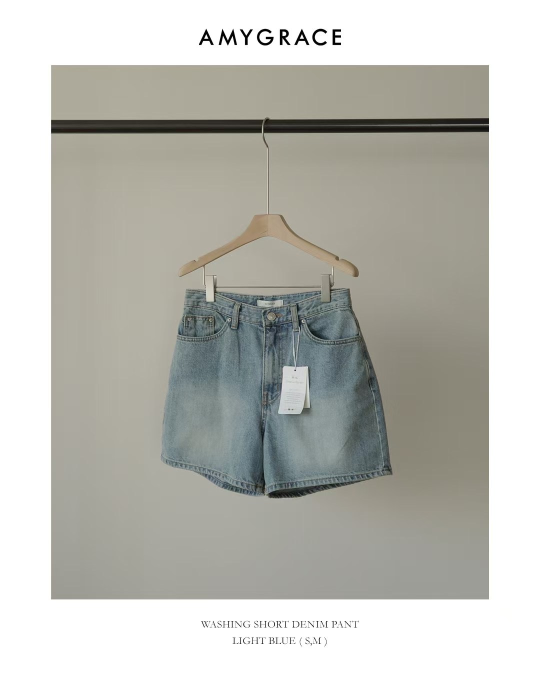 AMYGRACE韓國直郵女裝新品25春夏推薦熱賣時尚真品職業短褲AMYGRACE短褲