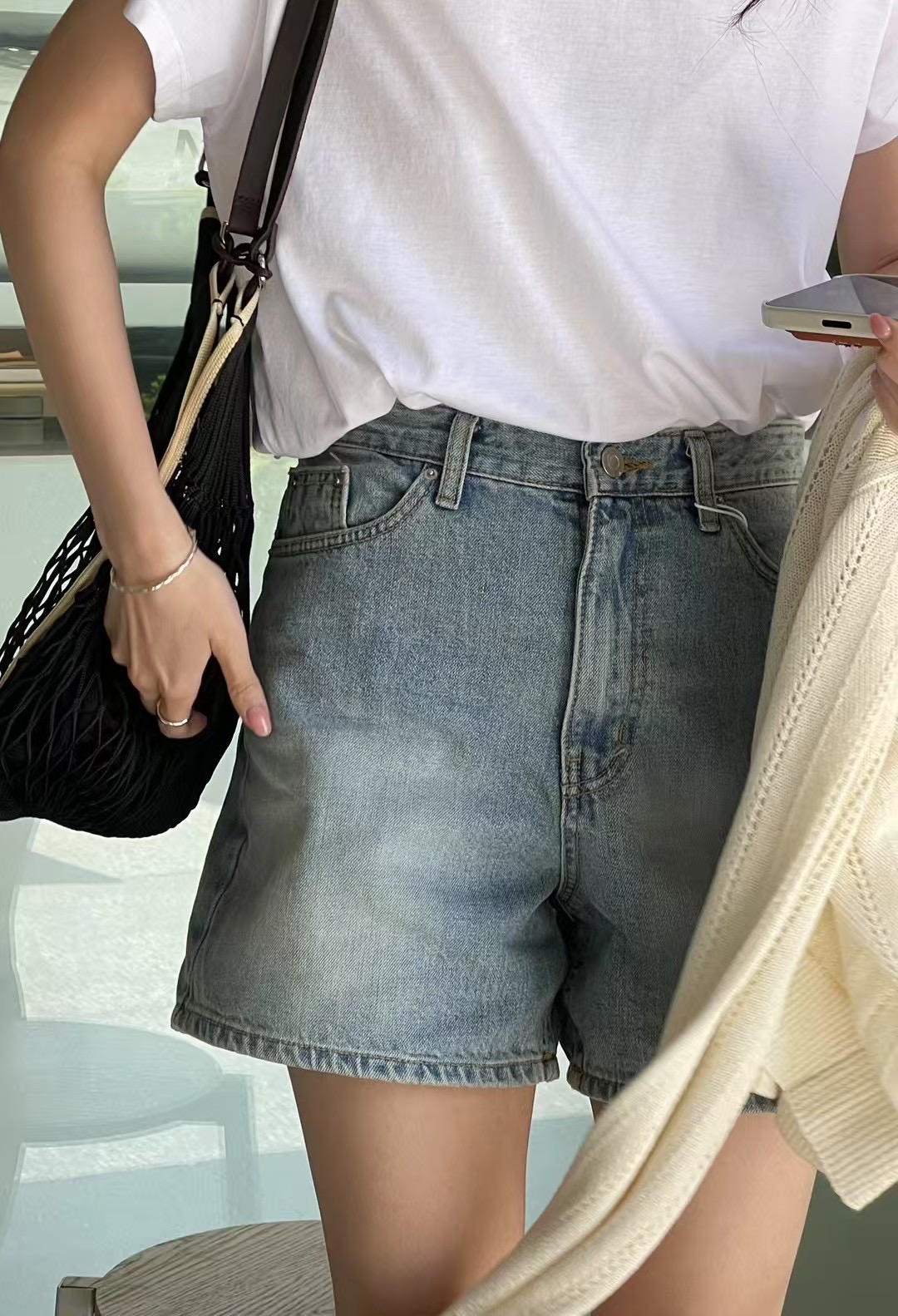 AMYGRACE韓國直郵女裝新品25春夏推薦熱賣時尚真品職業短褲AMYGRACE短褲