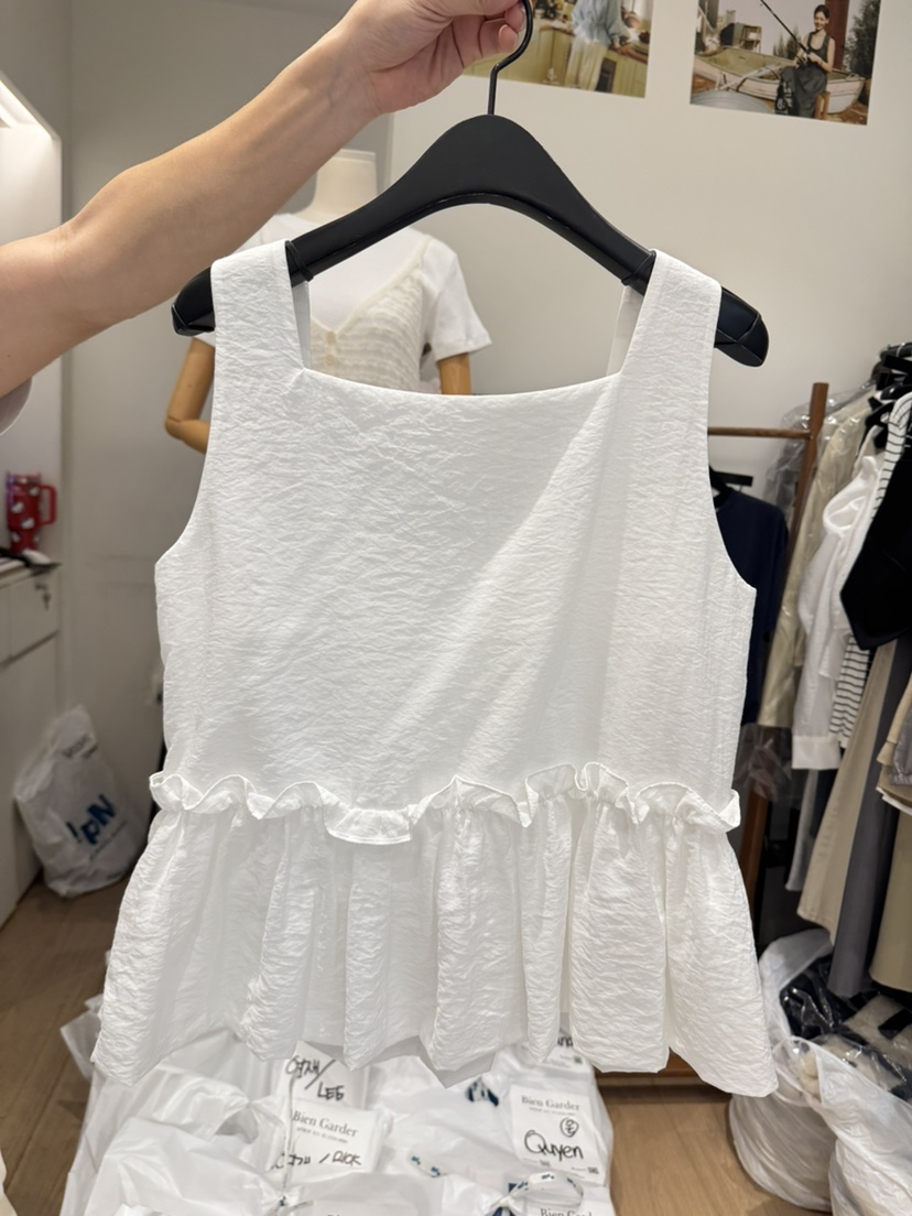 BIEN GARDER東大門代購女裝新款25春夏時尚熱賣休閑吊帶背心BIEN GARDER吊帶/背心