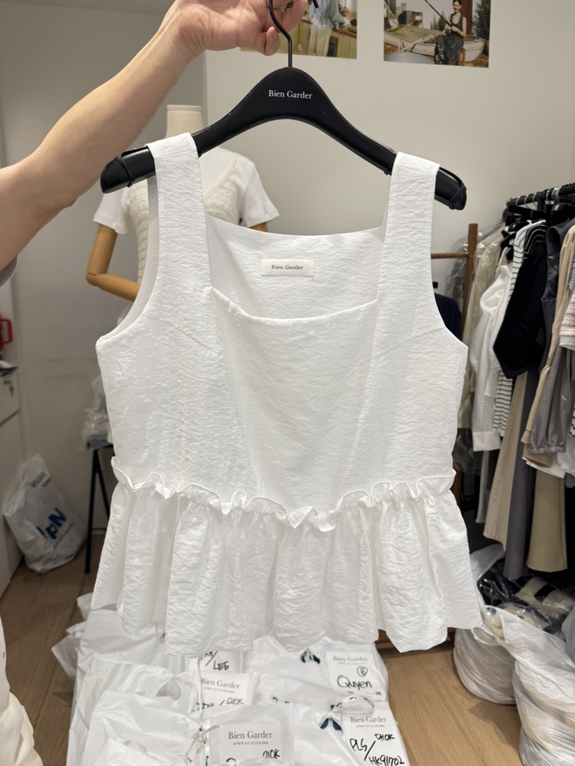 BIEN GARDER東大門代購女裝新款25春夏時尚熱賣休閑吊帶背心BIEN GARDER吊帶/背心圖色1