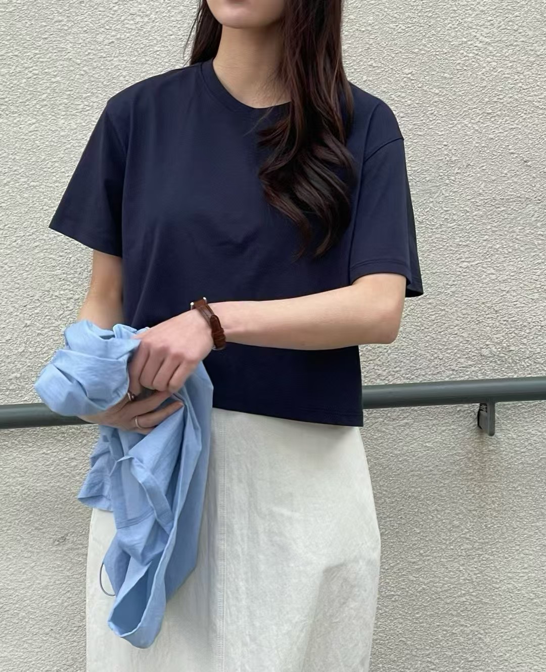 AMYGRACE韓國代購女裝新款時尚人氣熱賣25春夏真品職業休閑T恤AMYGRACET恤