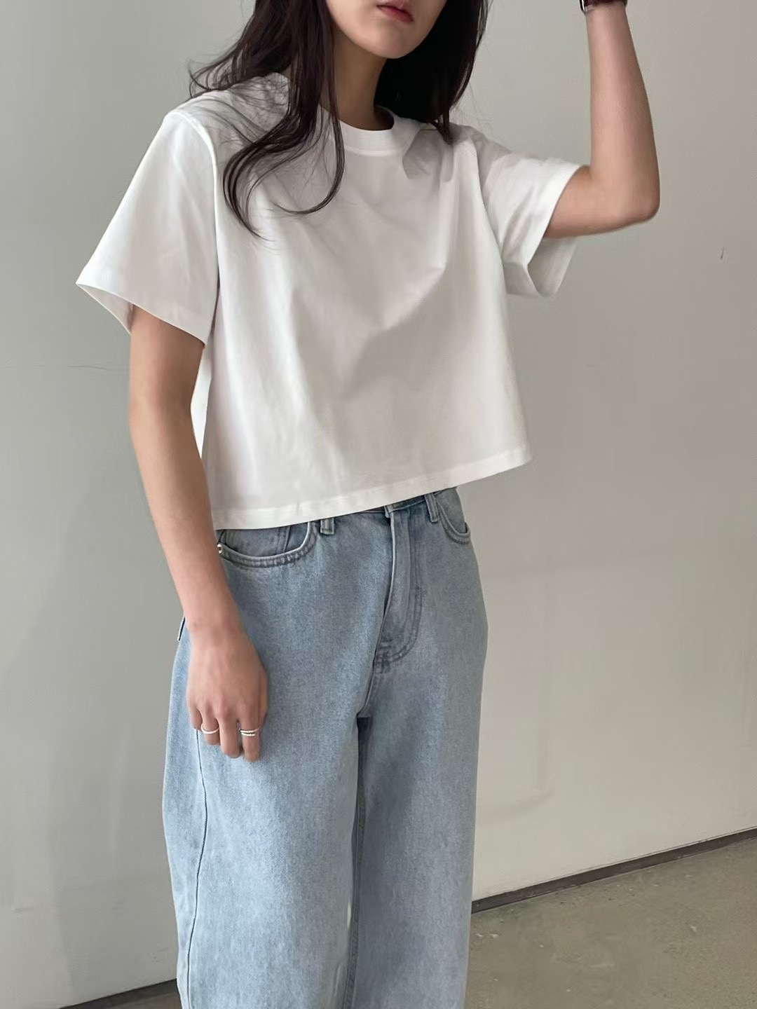 AMYGRACE韓國代購女裝新款時尚人氣熱賣25春夏真品職業休閑T恤AMYGRACET恤圖色3