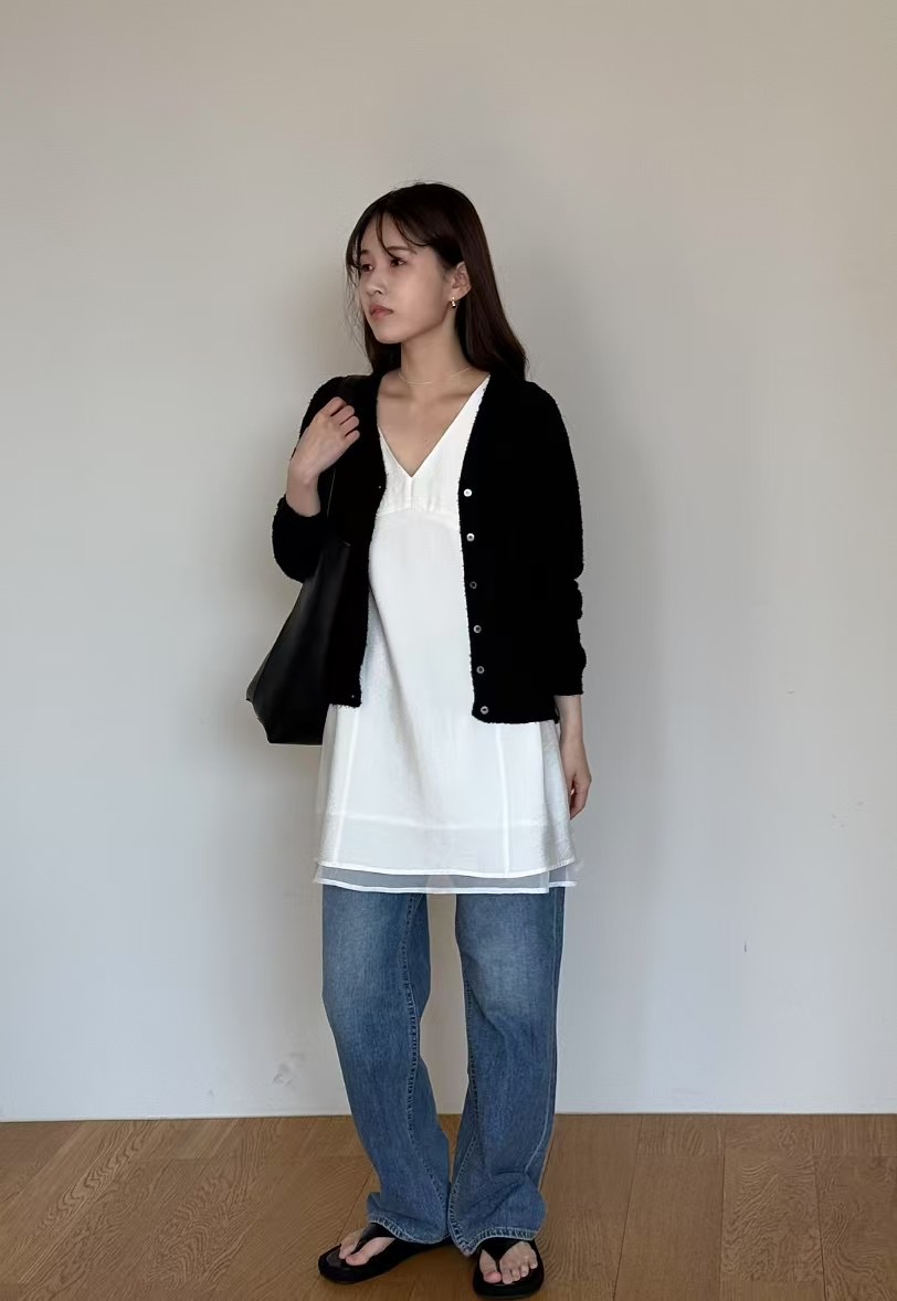 AMYGRACE韓國直郵女裝新品推薦休閑時尚熱賣真品針織衫開衫AMYGRACE針織衫