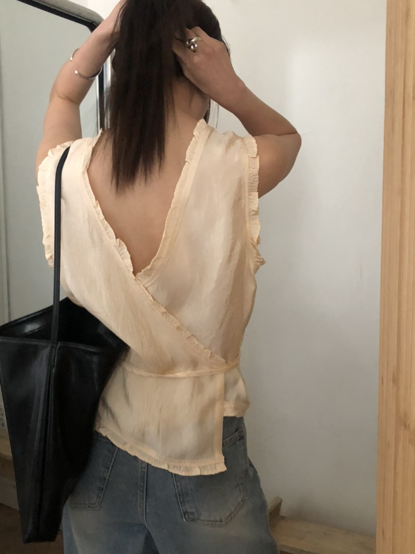 AUBE東大門代購女裝新品熱賣25春夏真品時尚人氣吊帶背心雙面AUBE吊帶/背心