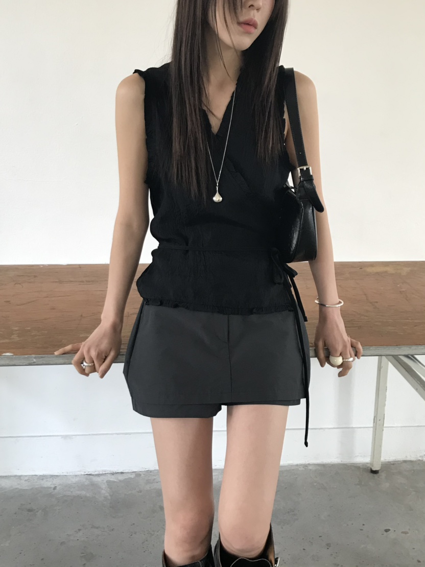 AUBE東大門代購女裝新品熱賣25春夏真品時尚人氣吊帶背心雙面AUBE吊帶/背心