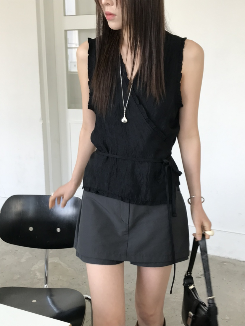 AUBE東大門代購女裝新品熱賣25春夏真品時尚人氣吊帶背心雙面AUBE吊帶/背心