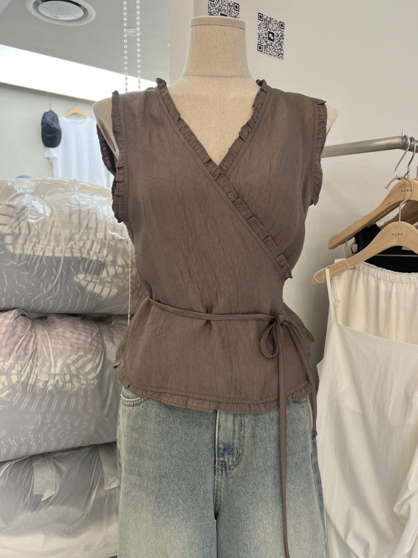 AUBE東大門代購女裝新品熱賣25春夏真品時尚人氣吊帶背心雙面AUBE吊帶/背心