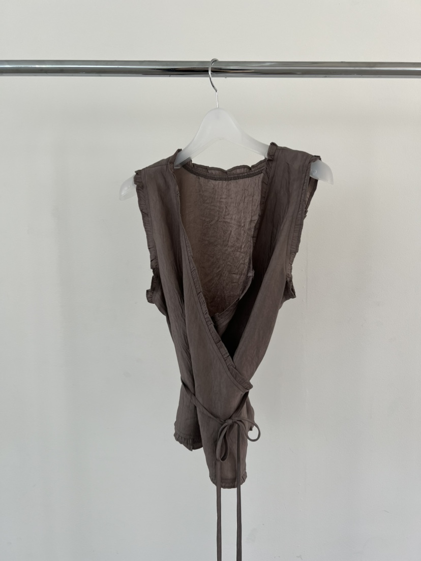 AUBE東大門代購女裝新品熱賣25春夏真品時尚人氣吊帶背心雙面AUBE吊帶/背心圖色2