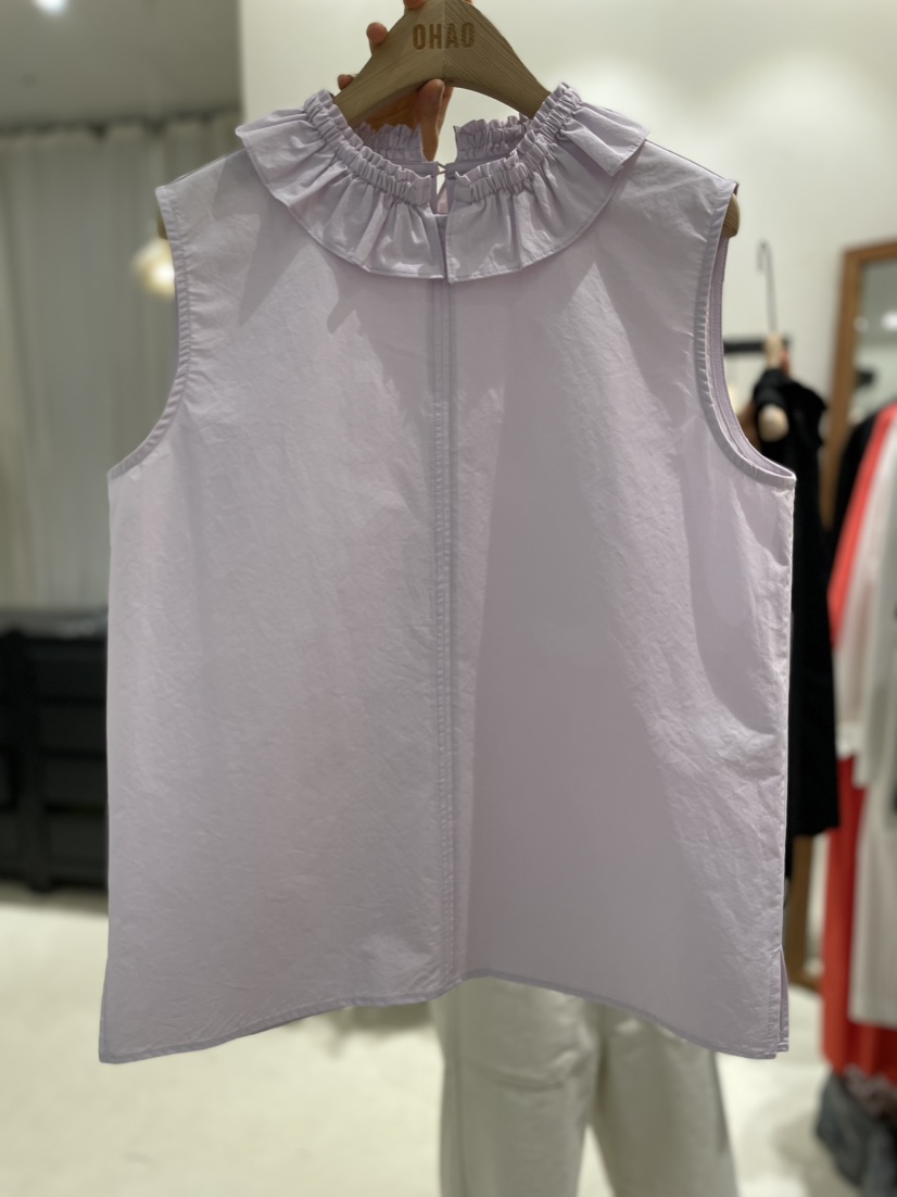 OHAO東大門實拍女士新品休閑職業真品25春夏人氣推薦吊帶背心OHAO/HA MONG吊帶/背心圖色1