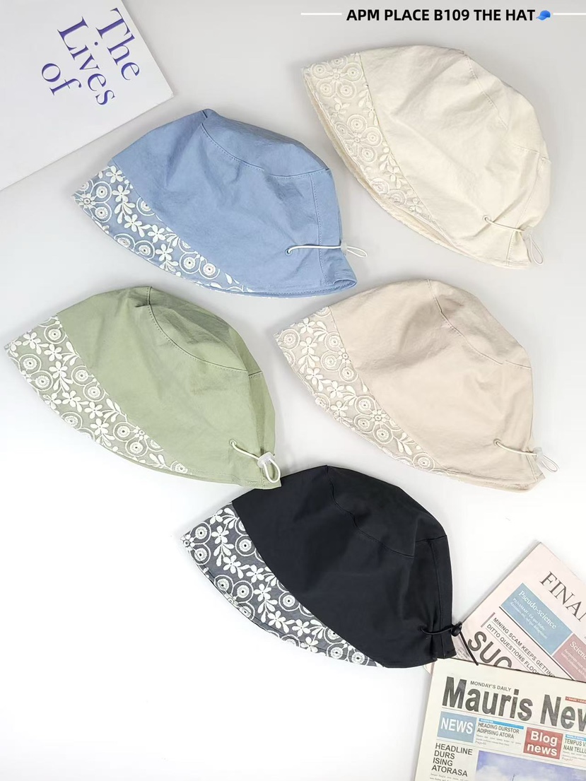 THE HAT-P東大門代購女裝新款熱賣推薦職業休閑帽子蕾絲花THE HAT帽子
