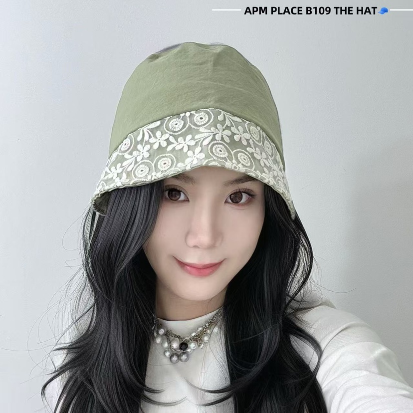 THE HAT-P東大門代購女裝新款熱賣推薦職業休閑帽子蕾絲花THE HAT帽子