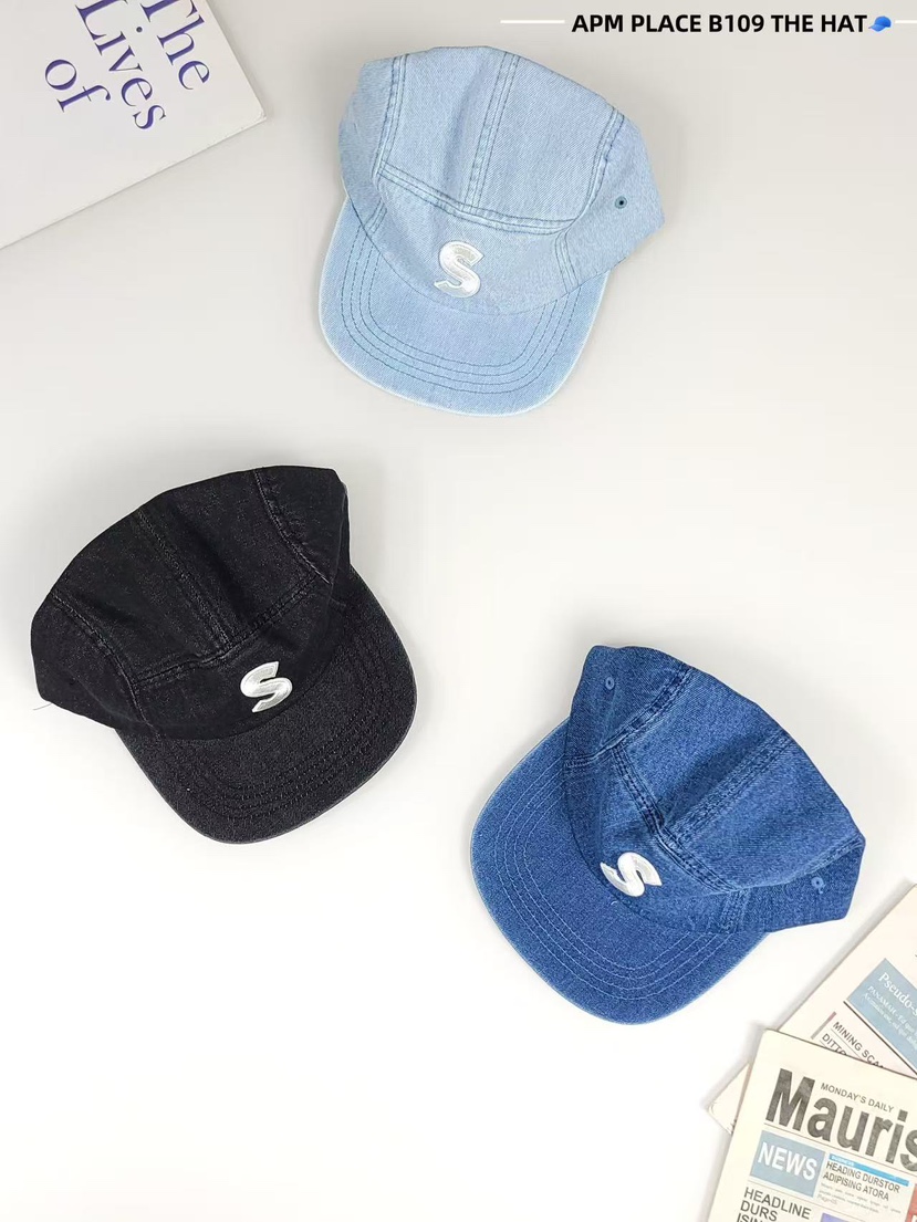 THE HAT-P東大門實拍女士新款真品休閑25春夏熱賣帽子刺繡THE HAT帽子