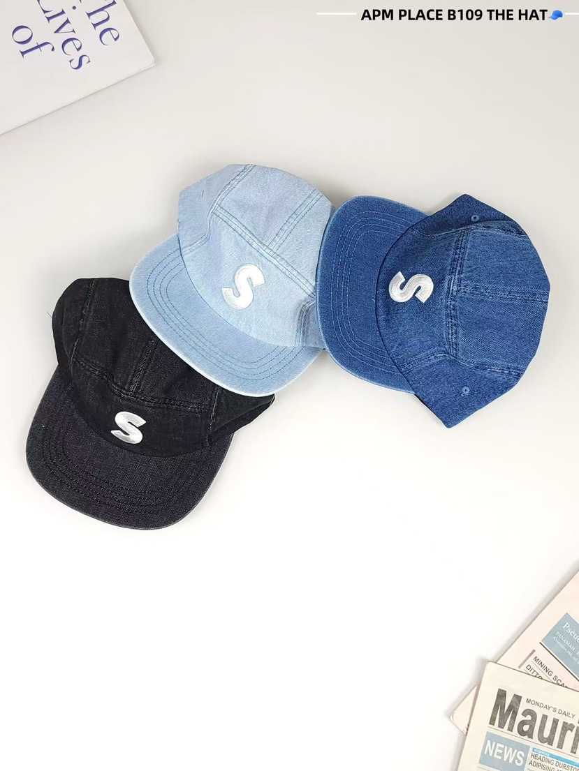 THE HAT-P東大門實拍女士新款真品休閑25春夏熱賣帽子刺繡THE HAT帽子