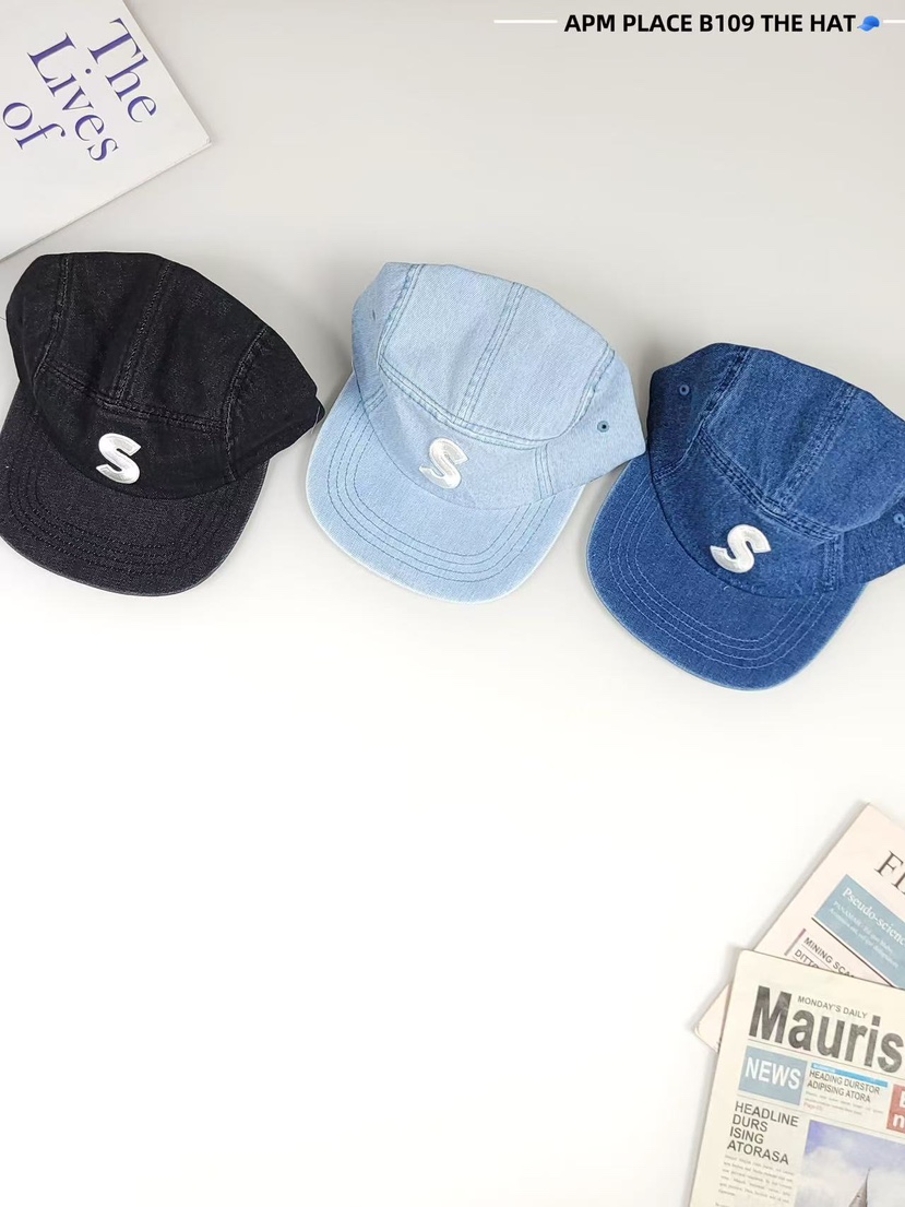 THE HAT-P東大門實拍女士新款真品休閑25春夏熱賣帽子刺繡THE HAT帽子