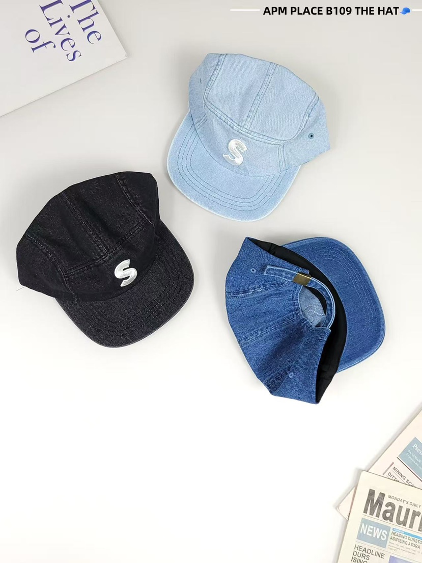 THE HAT-P東大門實拍女士新款真品休閑25春夏熱賣帽子刺繡THE HAT帽子