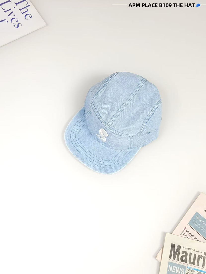 THE HAT-P東大門實拍女士新款真品休閑25春夏熱賣帽子刺繡THE HAT帽子