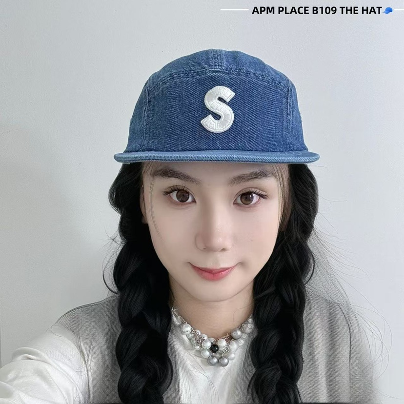 THE HAT-P東大門實拍女士新款真品休閑25春夏熱賣帽子刺繡THE HAT帽子