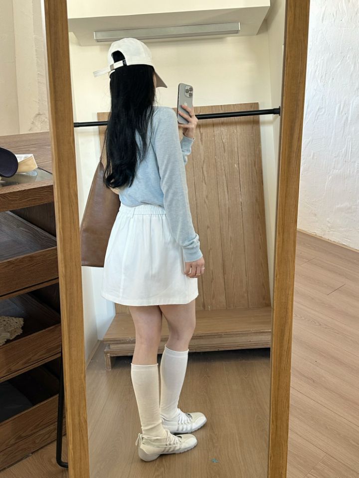 STAY HERE東大門直郵女士新品25春夏時尚熱賣推薦人氣短裙STAY HERE短裙