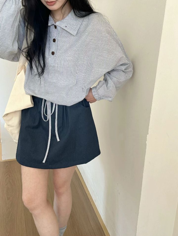 STAY HERE東大門直郵女士新品25春夏時尚熱賣推薦人氣短裙STAY HERE短裙