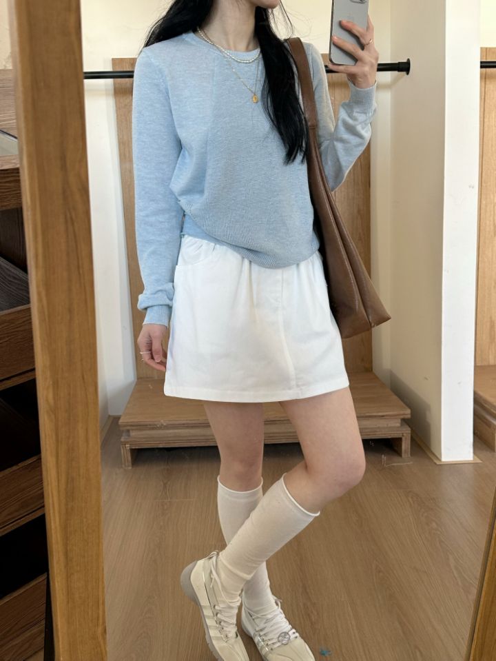 STAY HERE東大門直郵女士新品25春夏時尚熱賣推薦人氣短裙STAY HERE短裙