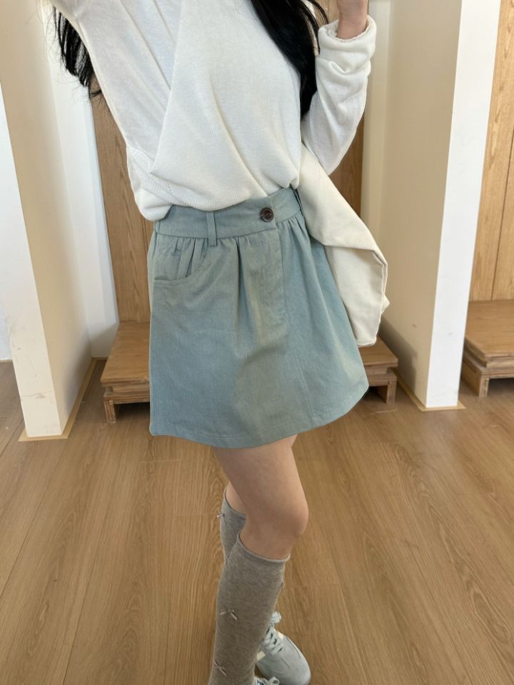 STAY HERE東大門直郵女士新品25春夏時尚熱賣推薦人氣短裙STAY HERE短裙
