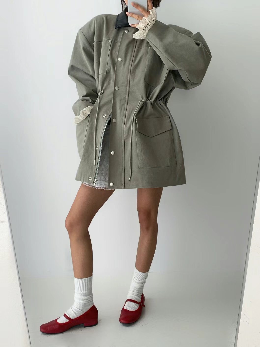 CELEB-셀럽-T韓國直郵女裝新款職業時尚熱賣休閑25春夏夾克CELEB-T夾克