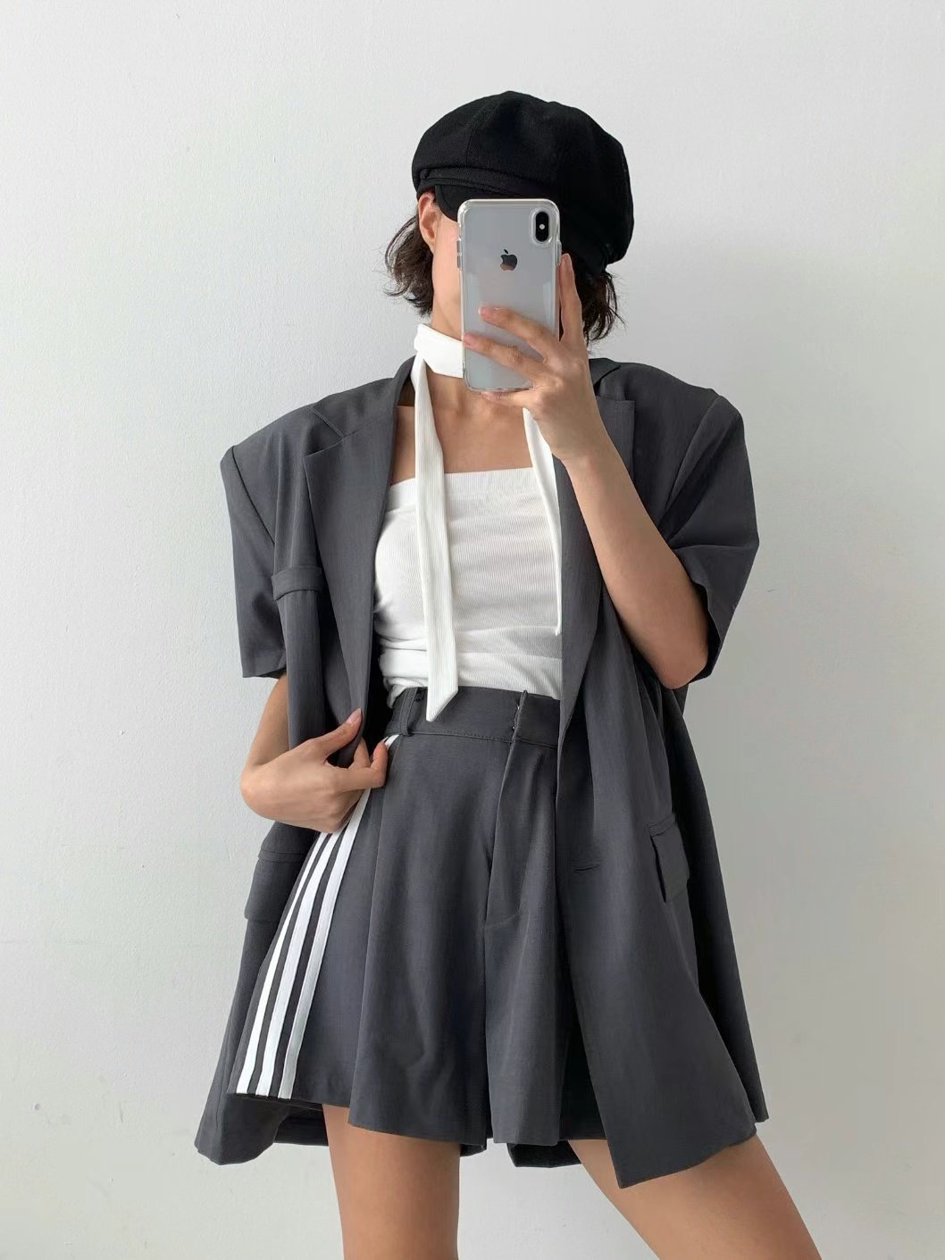CELEB-셀럽-T東大門代購女裝新品職業熱賣人氣套裝兩件套CELEB-T套裝
