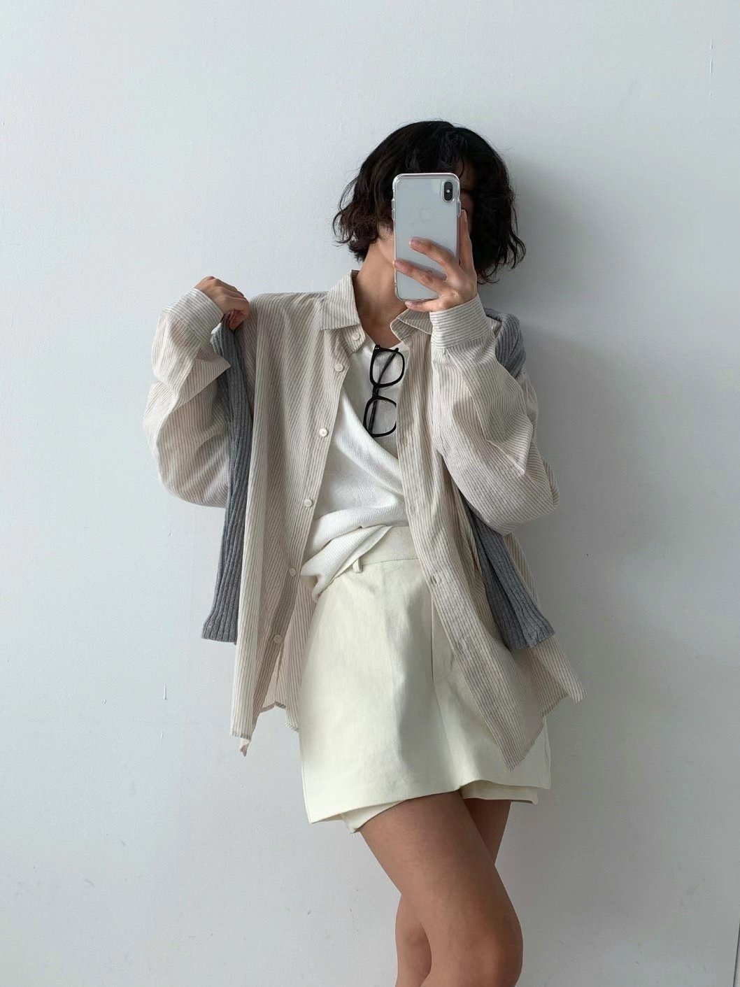 CELEB-셀럽-T東大門實拍女士新款職業推薦25春夏襯衫蕾絲衫CELEB-T襯衫/蕾絲衫