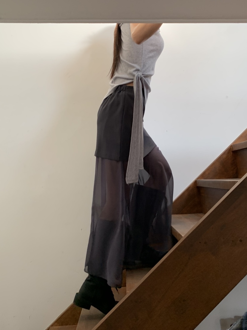 MURMUR韓國直郵㊣東大門實拍女裝新款推薦熱賣時尚25春夏長裙MURMUR長裙