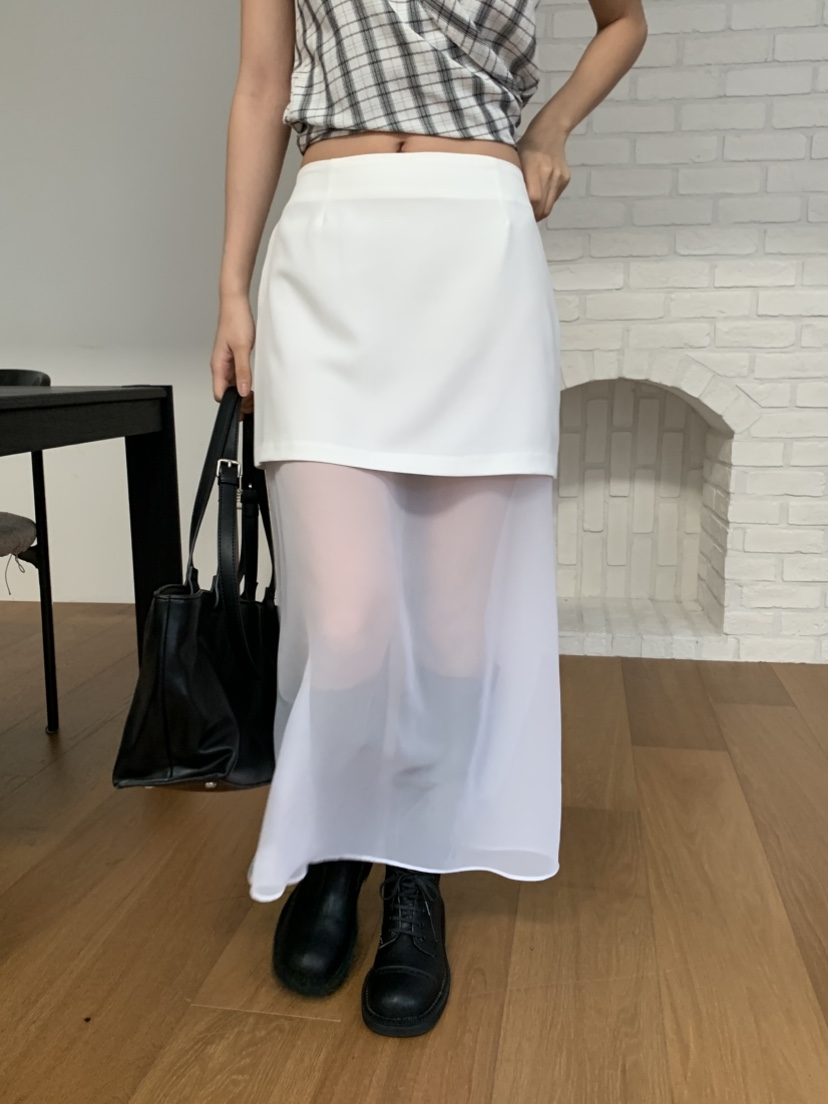 MURMUR韓國直郵㊣東大門實拍女裝新款推薦熱賣時尚25春夏長裙MURMUR長裙