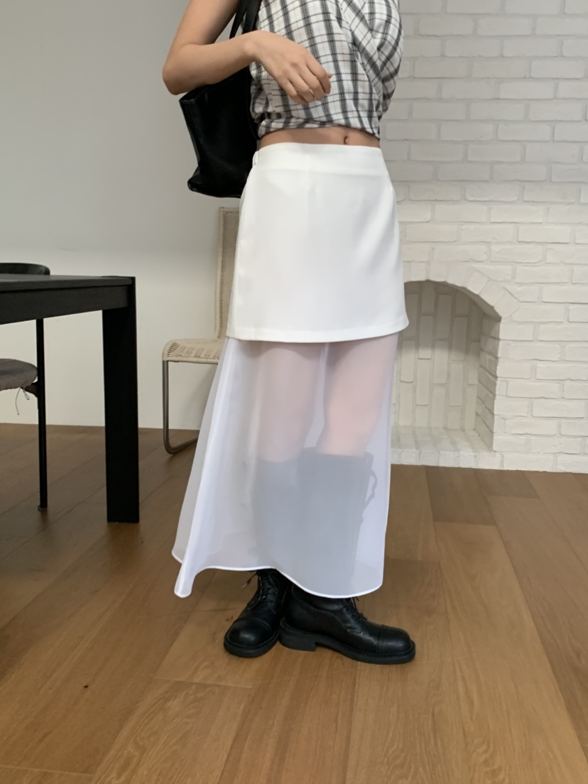 MURMUR韓國直郵㊣東大門實拍女裝新款推薦熱賣時尚25春夏長裙MURMUR長裙