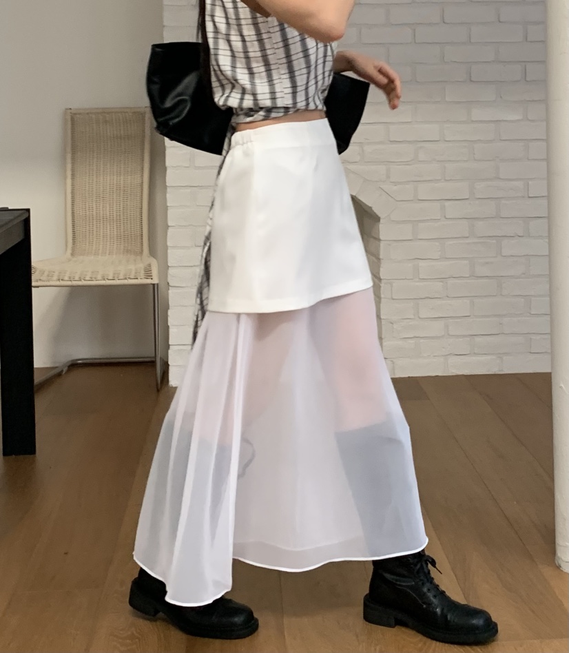 MURMUR韓國直郵㊣東大門實拍女裝新款推薦熱賣時尚25春夏長裙MURMUR長裙
