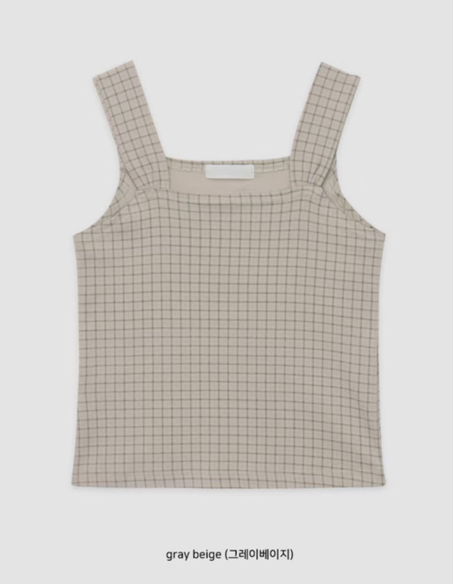 HAY KNOCK-헤이노크-OT直郵韓國代購㊣女裝新品25春夏吊帶背心HAY KNOCK-헤이노크-OT吊帶/背心圖色1
