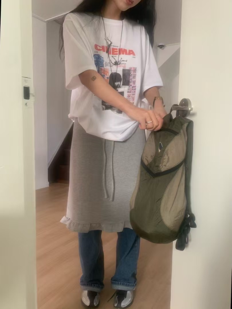 FEVER韓國直郵女士新品推薦熱賣25春夏休閑人氣半身裙中短裙FEVER半身裙/中短裙