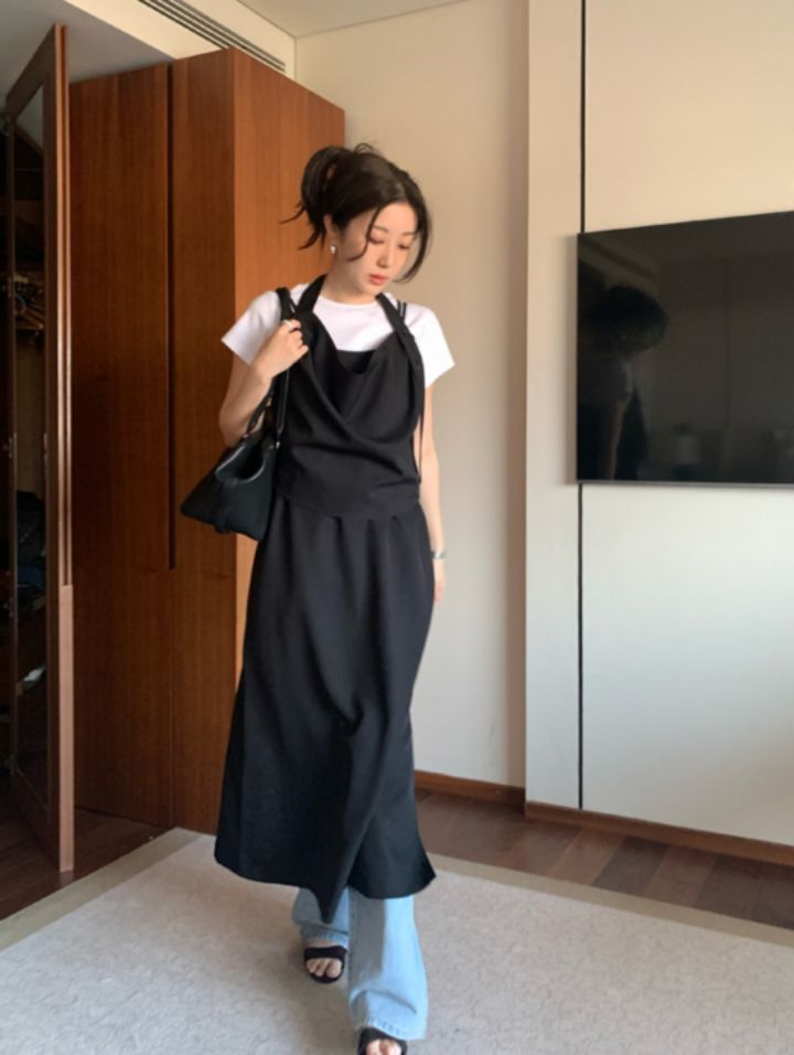 LIVE FOREVER東大門代購女裝新款25春夏熱賣人氣職業牛仔褲LIVE FOR_EVER牛仔褲