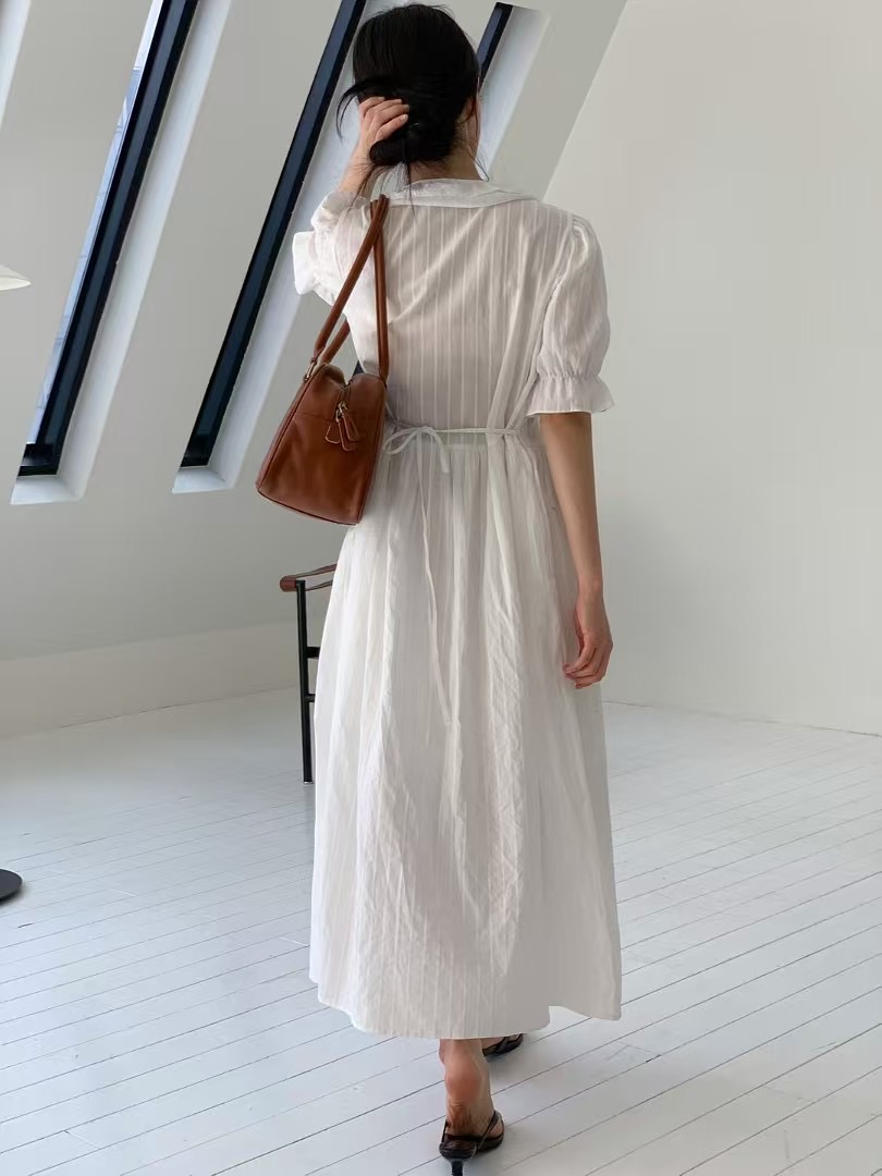 AGAIN US韓國直郵女士新款25春夏職業真品熱賣時尚推薦連衣裙AGAIN US連衣裙