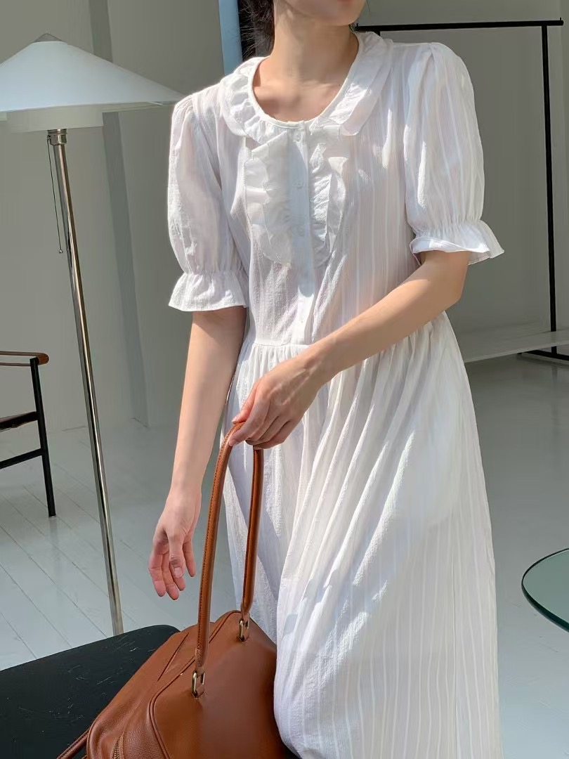 AGAIN US韓國直郵女士新款25春夏職業真品熱賣時尚推薦連衣裙AGAIN US連衣裙