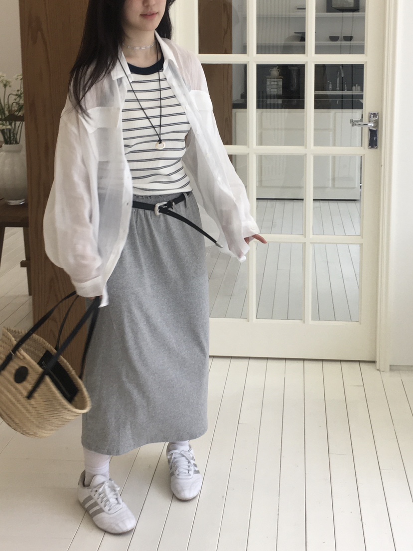 SPREAD韓國代購女裝新款25春夏推薦職業時尚熱賣真品休閑長裙SPREAD長裙