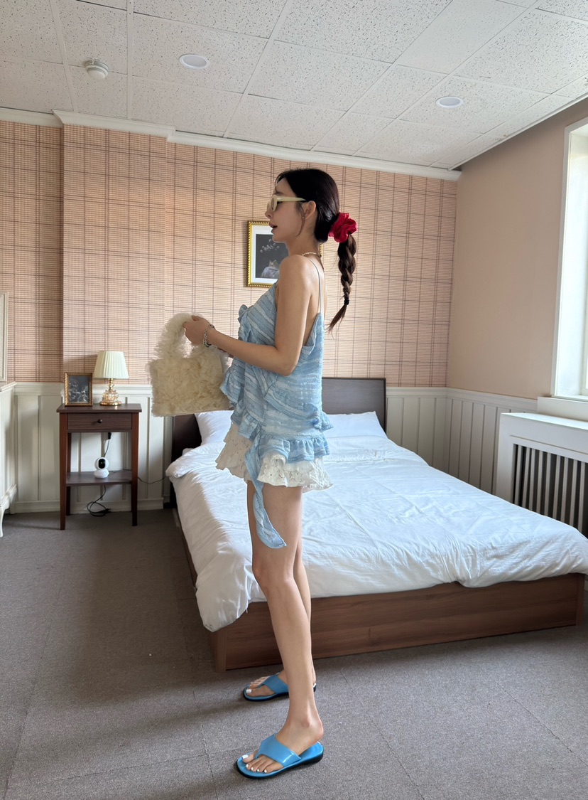 DENVER東大門直郵女士新款推薦時尚熱賣職業25春夏吊帶背心DENVER吊帶/背心