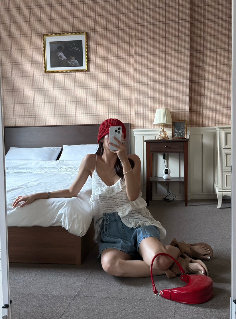 DENVER東大門直郵女士新款推薦時尚熱賣職業25春夏吊帶背心DENVER吊帶/背心