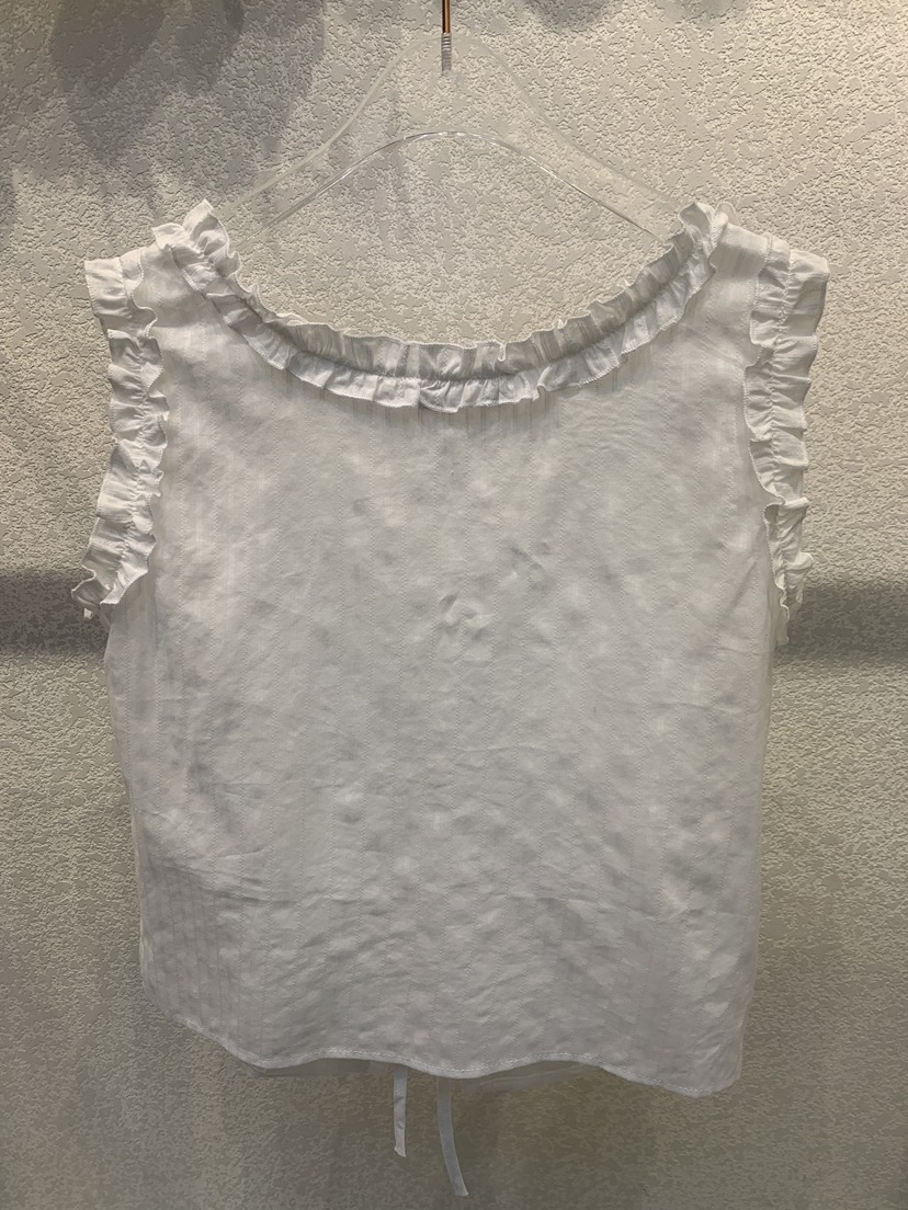 SYMBOL東大門直郵女士新品熱賣25春夏時尚職業吊帶背心荷葉邊SYMBOL吊帶/背心