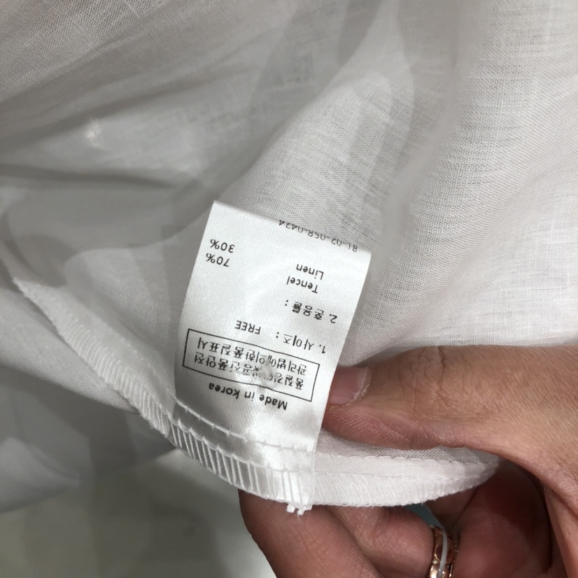 SSEMIENNE韓國直郵㊣女裝新款25春夏休閑推薦熱賣襯衫蕾絲衫SSEMIENNE襯衫/蕾絲衫