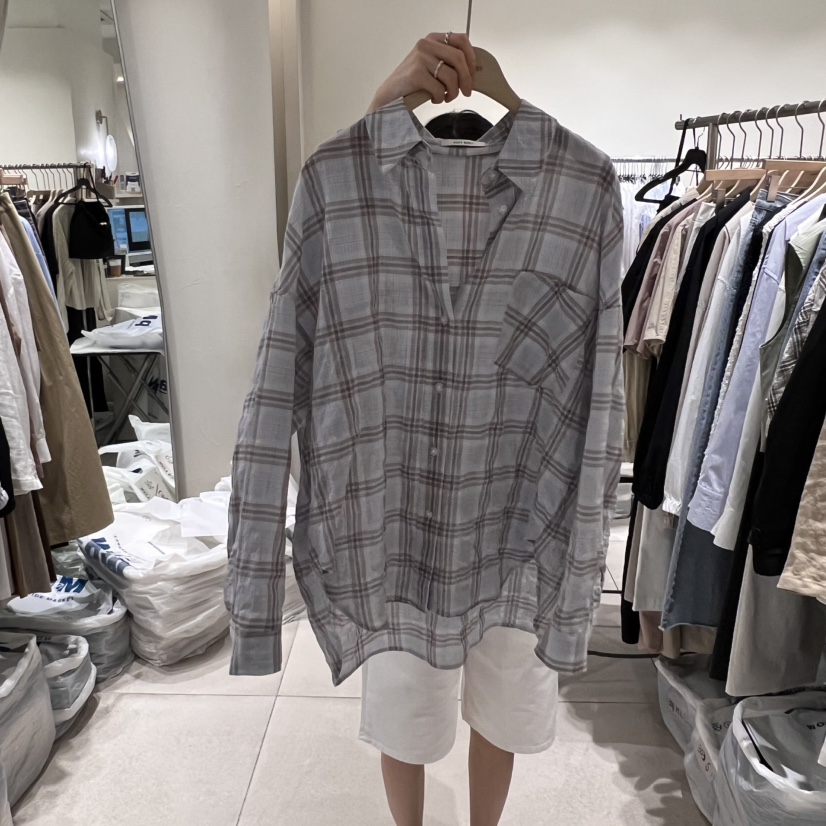 NAVYBURST直郵韓國代購㊣女裝新品熱賣休閑推薦時尚襯衫蕾絲衫NAVY BURST襯衫/蕾絲衫圖色1