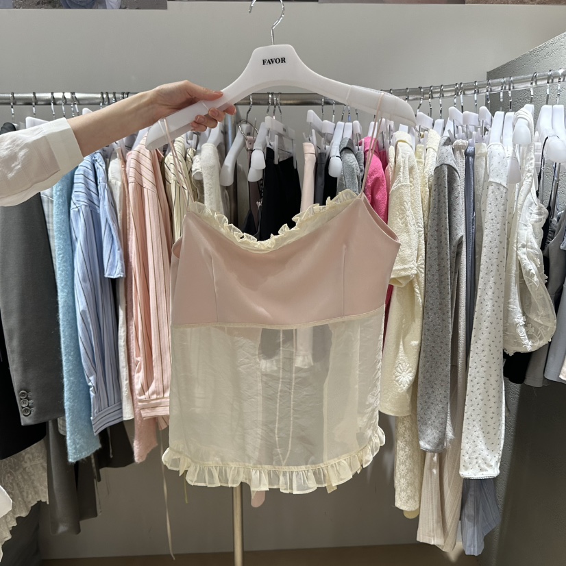 FAVOR-P韓國㊣直郵東大門代購女裝新款25春夏人氣吊帶背心FAVOR吊帶/背心圖色2