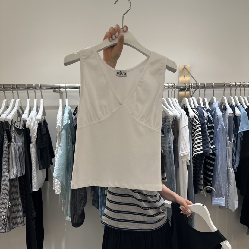 VIVE直郵韓國代購㊣女裝新品休閑時尚25春夏推薦熱賣吊帶背心VIVE吊帶/背心