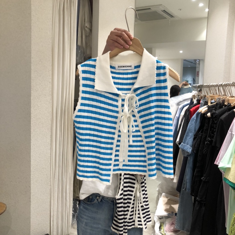SSEMIENNE東大門直郵女士新品真品熱賣25春夏時尚職業推薦馬甲SSEMIENNE馬甲圖色3